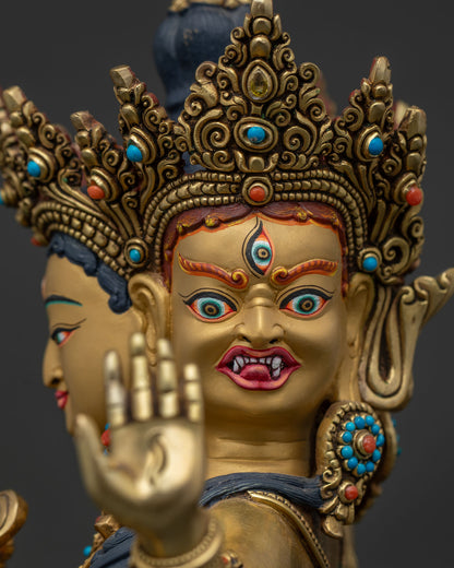 Namgyalma Statue | 24K Gold-Fire Gilded Copper Art