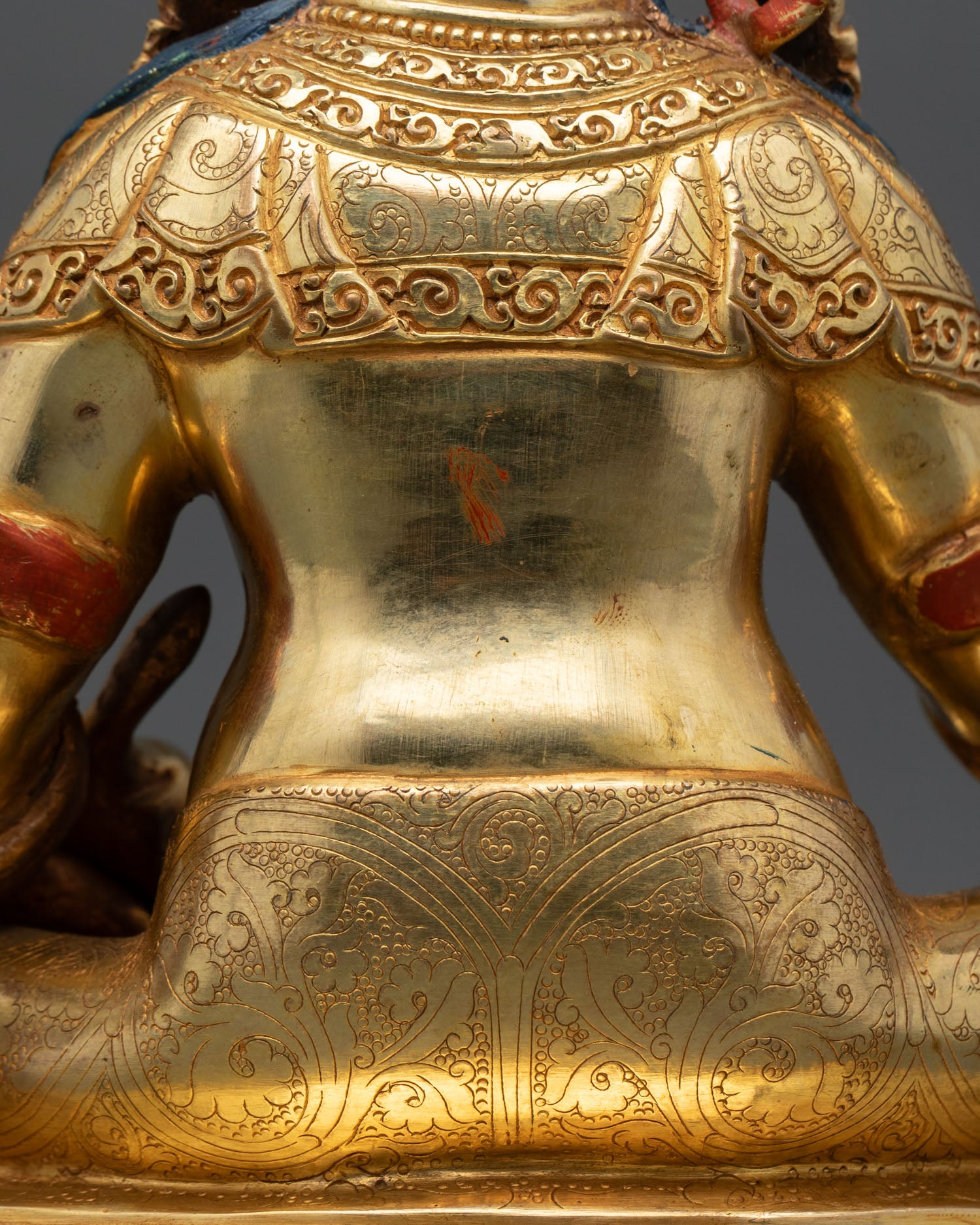 Dzambhala Statue | 24K Gold-Gilded Buddhist Sacred Art