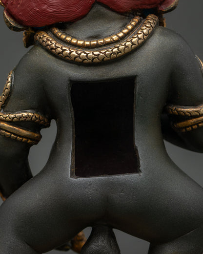Black Dzambhala Statue