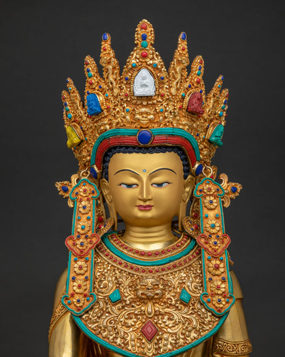 Jowo Rinpoche with Throne