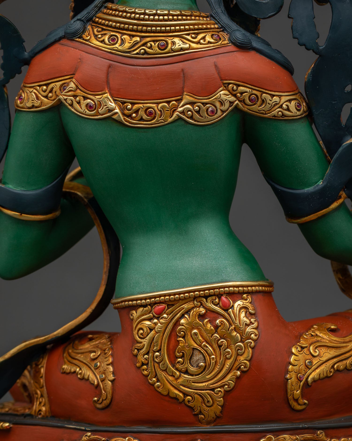 Jetsun Dolma Statue | Acrylic-Painted Mother of All Buddhas Idol