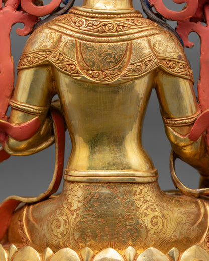 Peaceful White Tara Sculpture | Fine Himalayan Buddhist Art