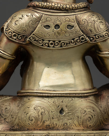 Divine Ganesh Copper Statue | Handmade Buddhist-Hindu Art from Nepal