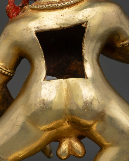 Black Dzambhala Statue | Wealth Protector Deity Art