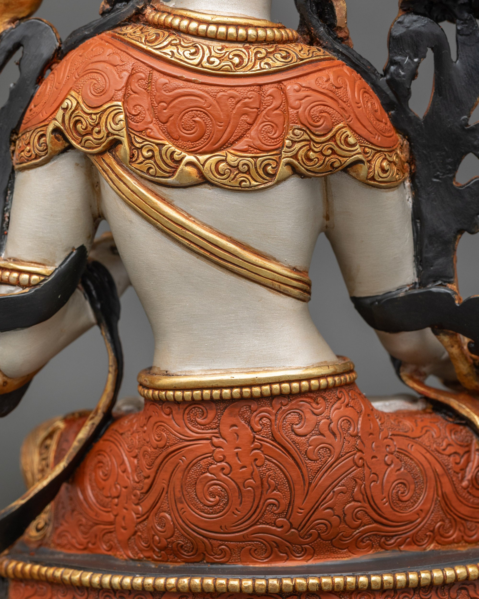 Traditional White Tara Statue | Masterfully Crafted by Artisans