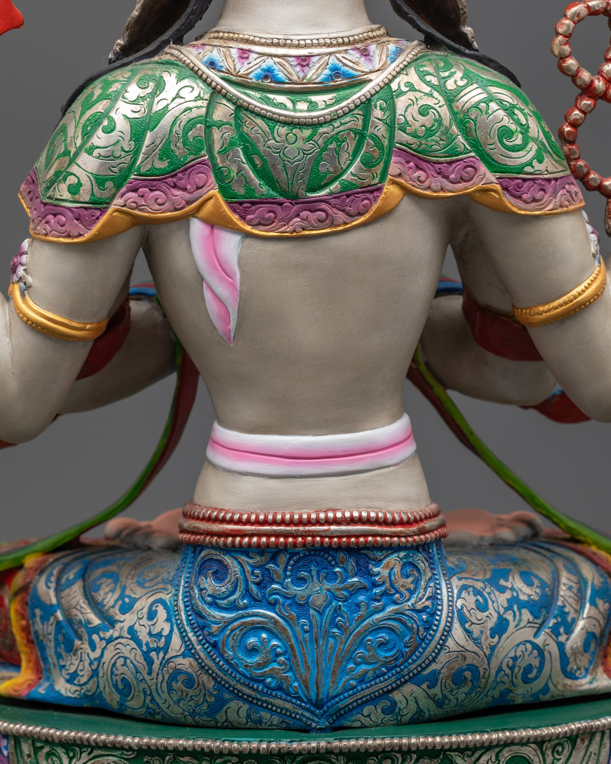 Premium Chenrezig Statue | Beautifully Painted Avalokiteshvara Idol