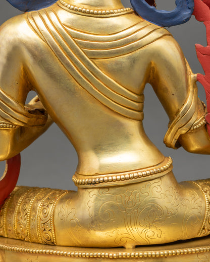 Premium Green Tara Statue | Handcrafted Buddhist Goddess Figurine