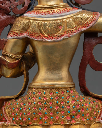 Manjushri Statue | Crafted Spiritual Idol for Meditation Space
