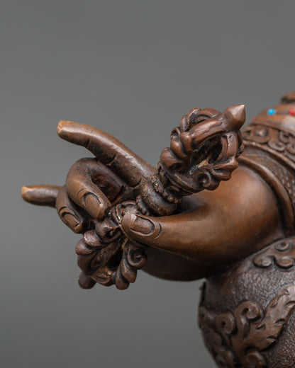 Divine Guru Rinpoche Statue | Traditional Himalayan Buddhist Art