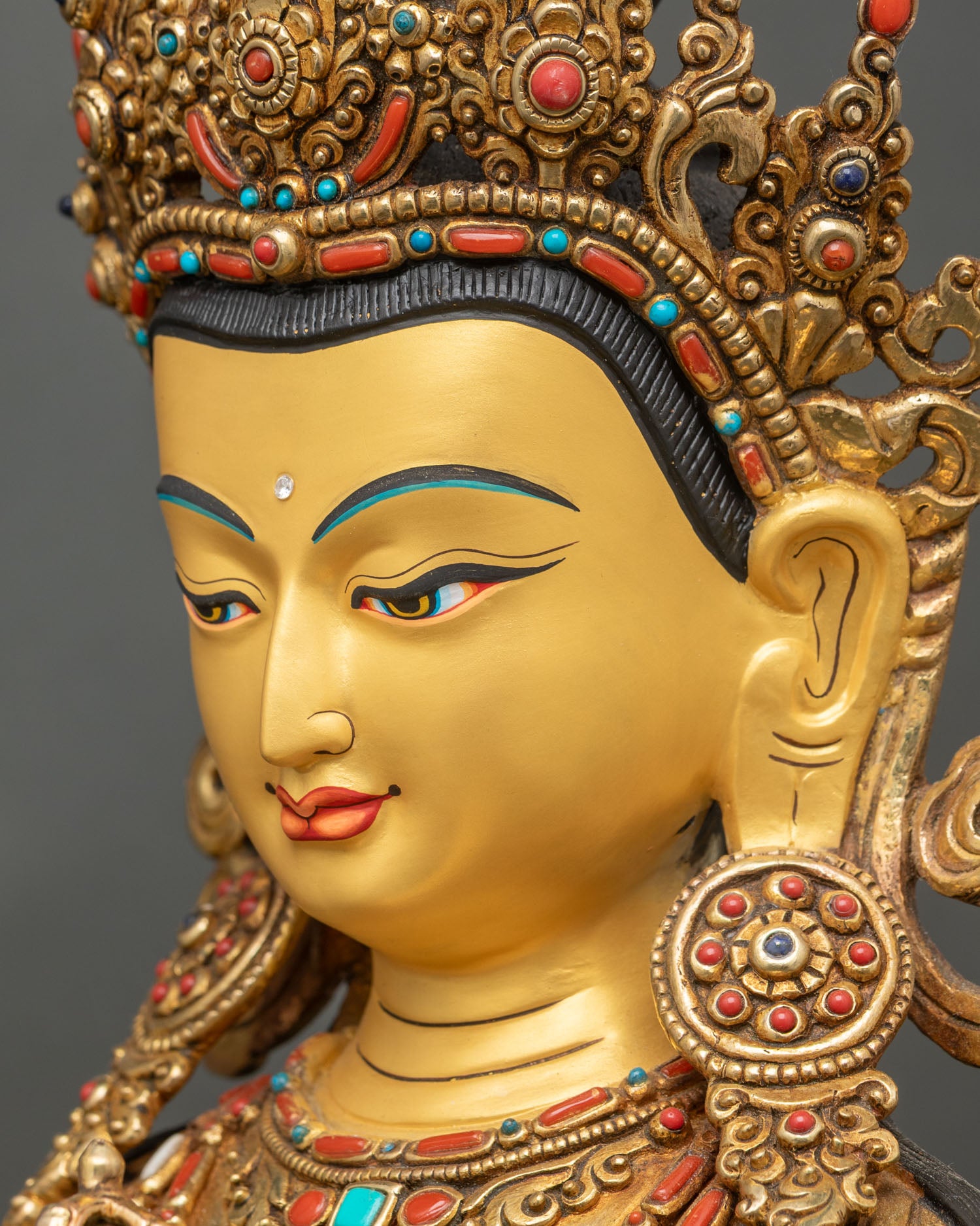 Vajrasattva Statue | Nepalese Deity for Karma Purification
