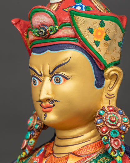 Divine Guru Rinpoche Statue – Nepalese Lotus-Born Master