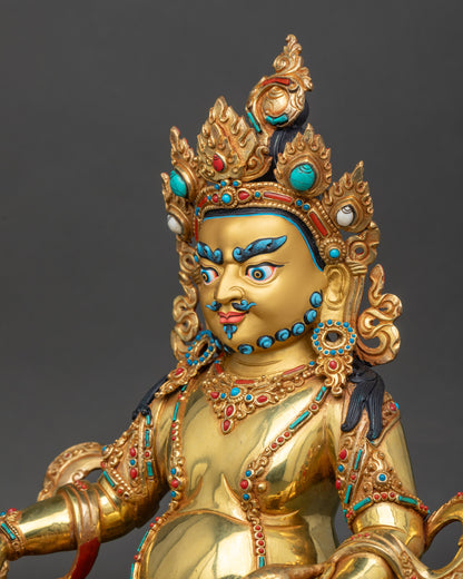 Handcrafted Dzambhala Statue for Prosperity and Abundance