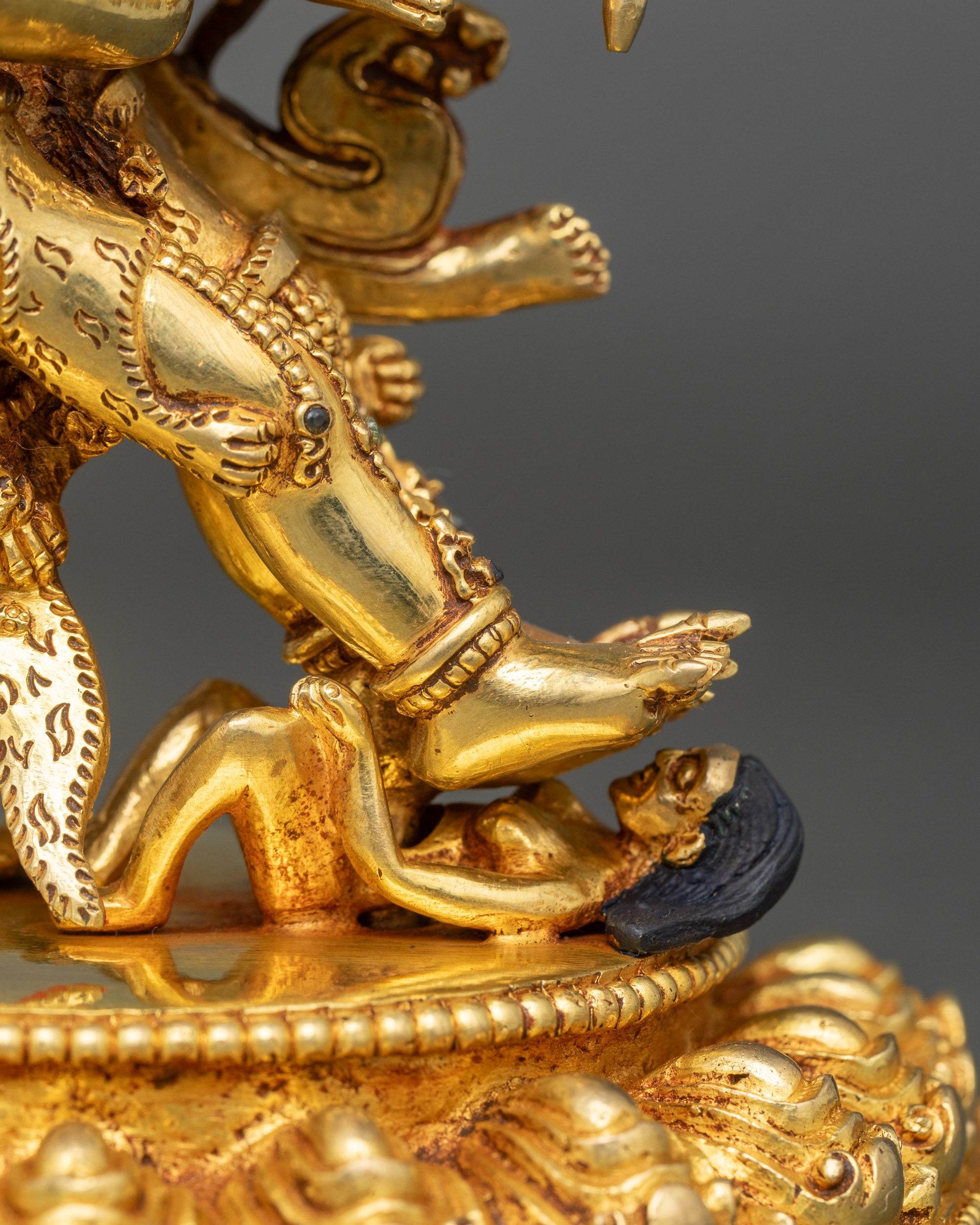 Tibetan Vajrakilaya Statue | Buddhist Figurine for Ritual & Blessings