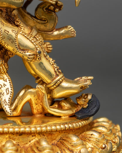 Tibetan Vajrakilaya Statue | Buddhist Figurine for Ritual & Blessings