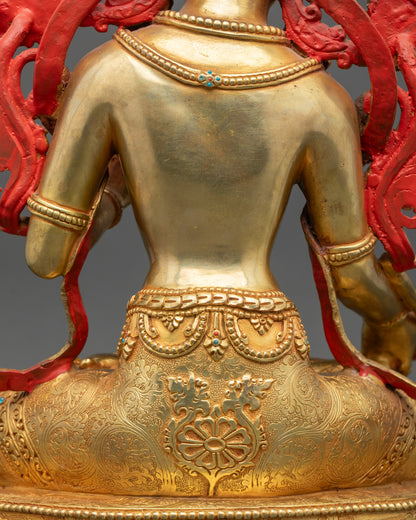 Goddess White Tara Sculpture - Symbol of Healing and Compassion
