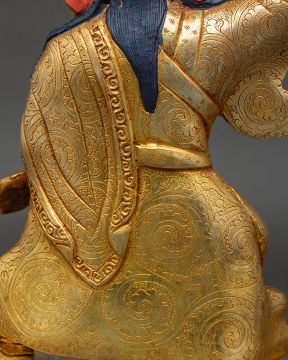 Standing Guru Rinpoche Statue | Spiritual Decor & Meditation Gift