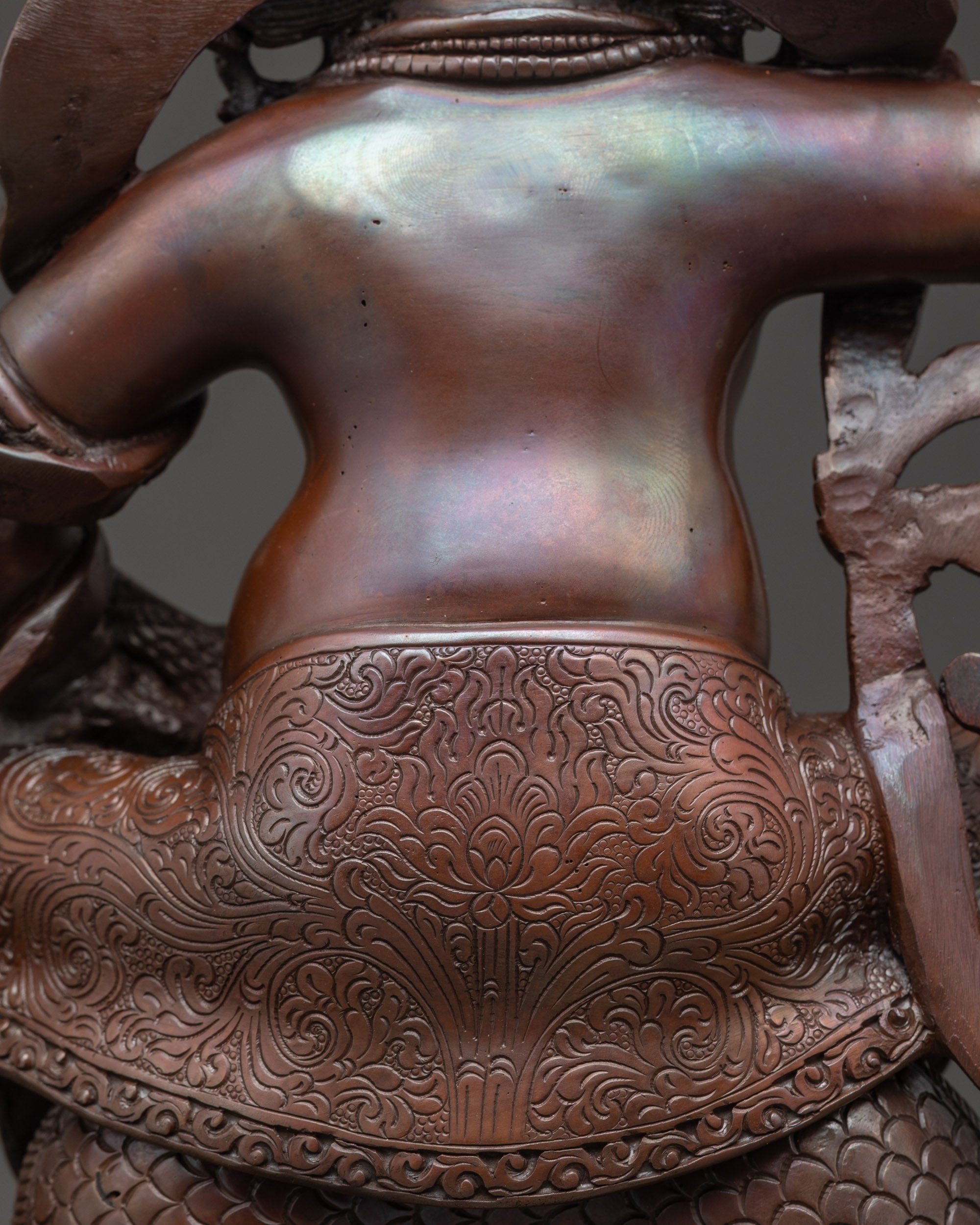 White Dzambhala Statue