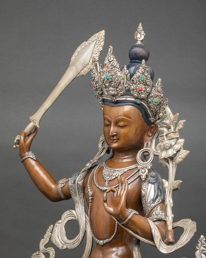 Bodhisattva Manjushri Statue - Symbol of Enlightened knowledge