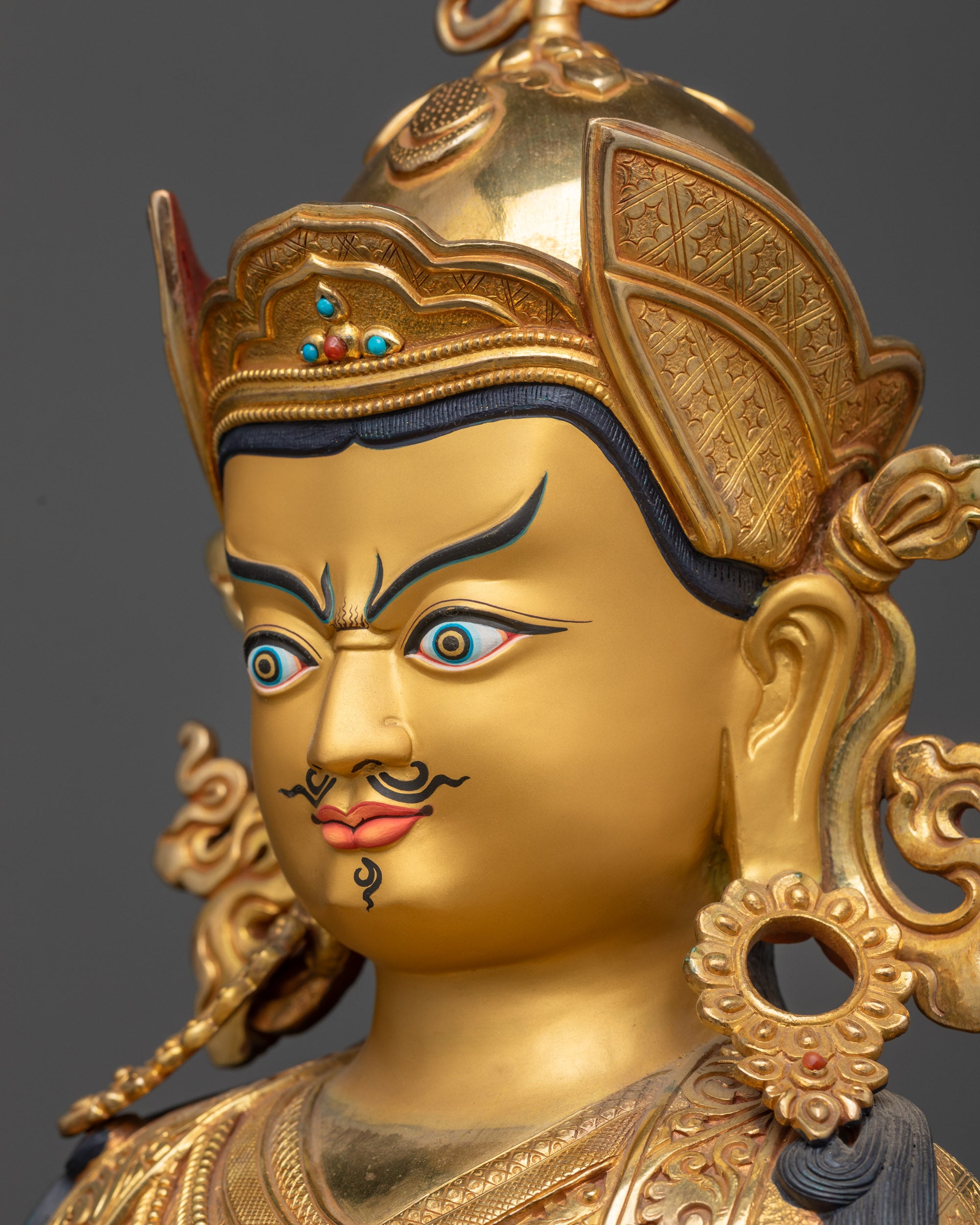 Handmade Buddhist Padmasambhava Statue | Guru Rinpoche Idol