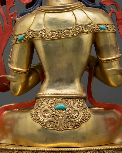 Manjushri Statue | Buddhist Wisdom and Enlightenment Art