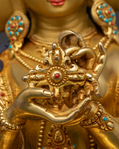 Premium Namgyalma Sculpture | Handcrafted Tibetan Deity for Wellness
