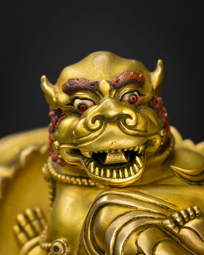 Simhanada Manjushri Statue | Prestigious Buddhist Sculpture