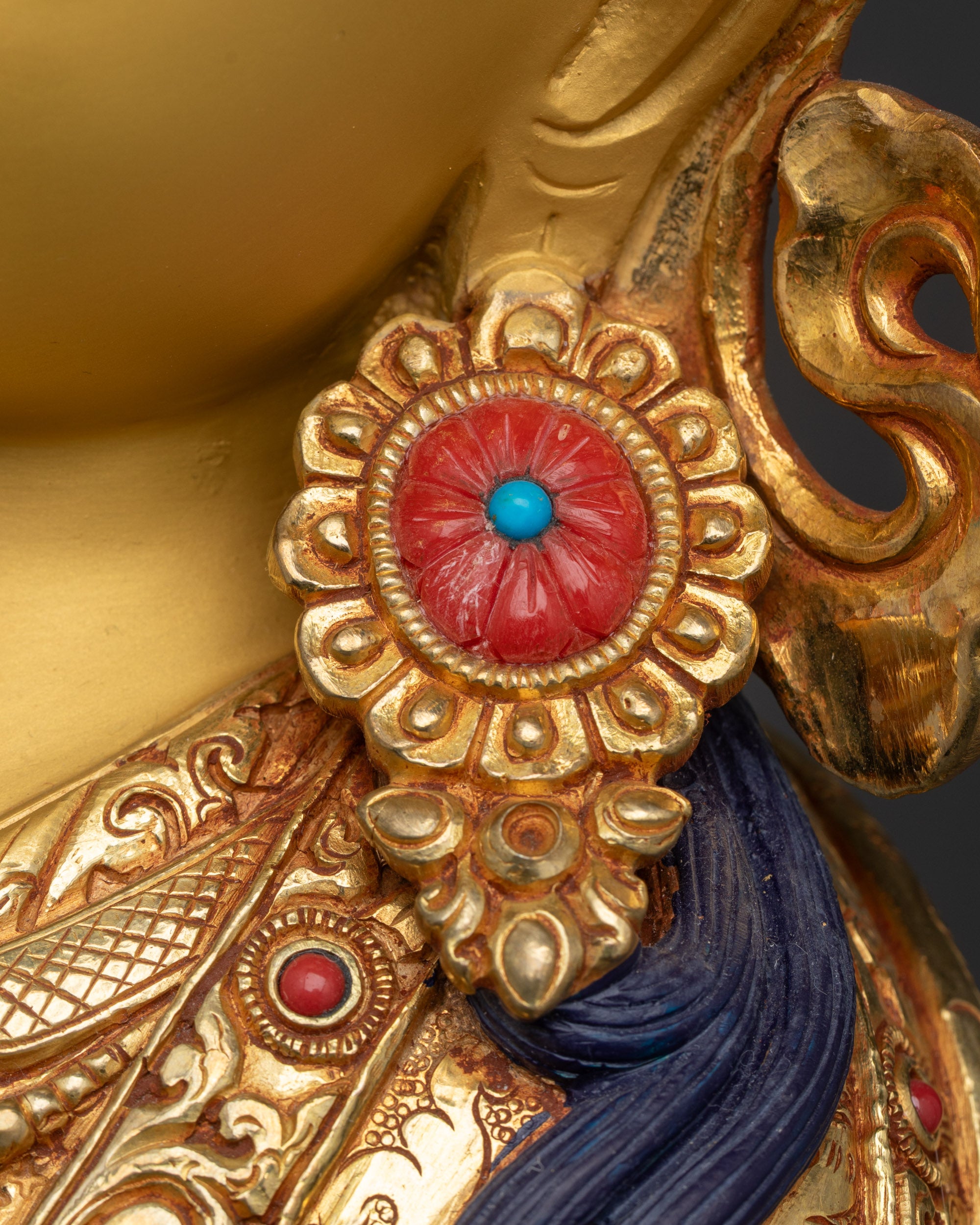 Premium Padmasambhava Statue | Handmade Traditional Nepali Artwork