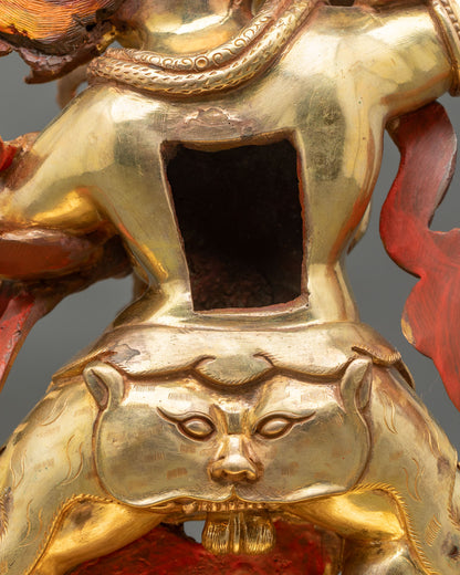 Vajrapani Sculpture - Tibetan Deity of Power and Spiritual Strength