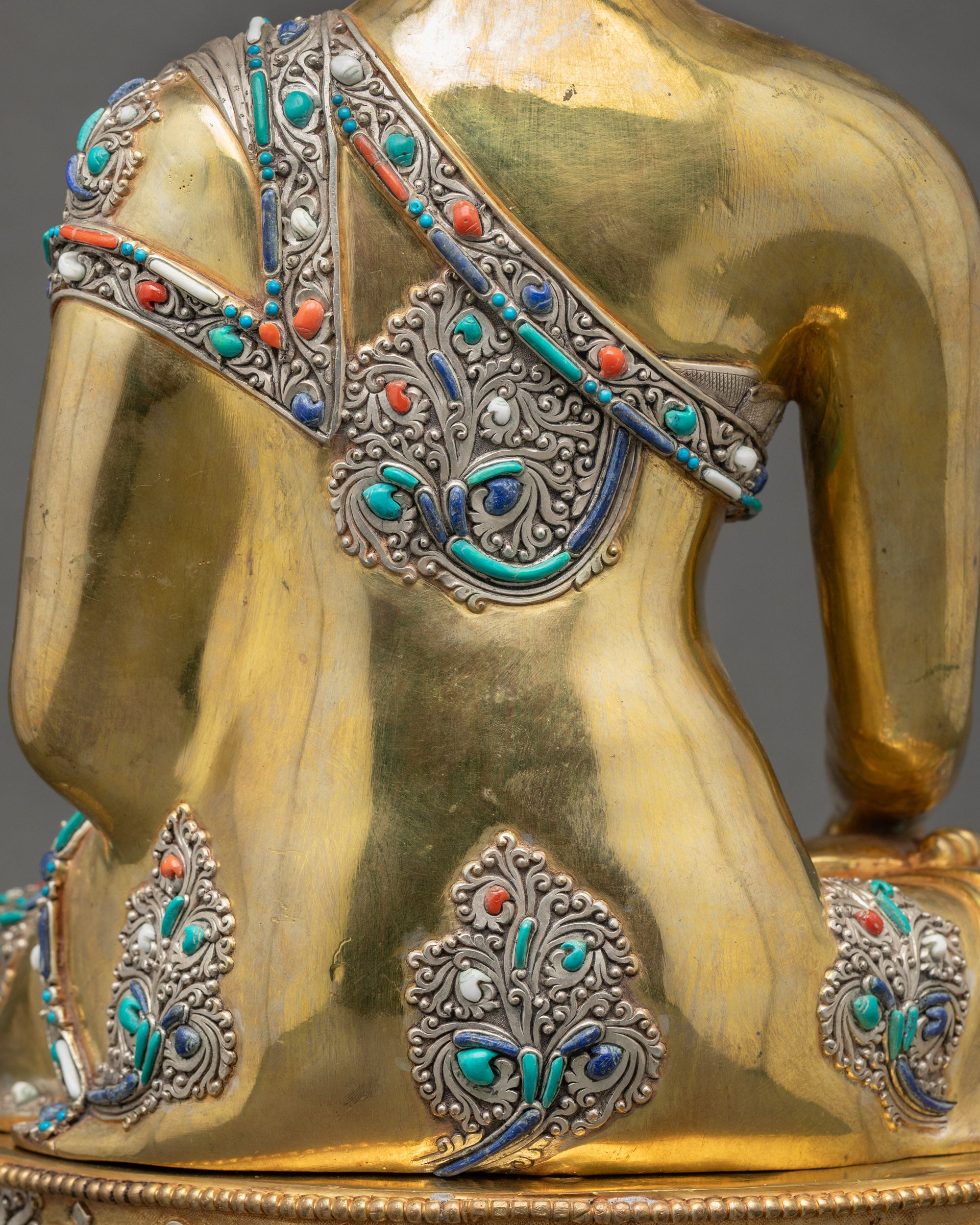 Shakyamuni Buddha Statue | Copper Buddhist Sculpture for Decor