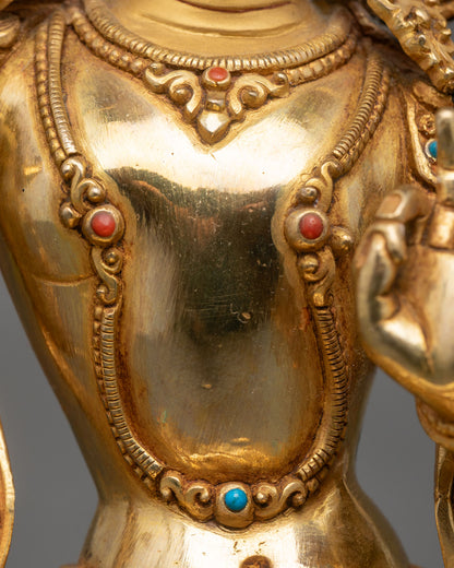 Manjushri Statue – Traditional Meditation and Spiritual Art