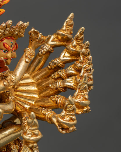 Hevajra Yab-Yum Statue | Meditation and Spiritual Decor
