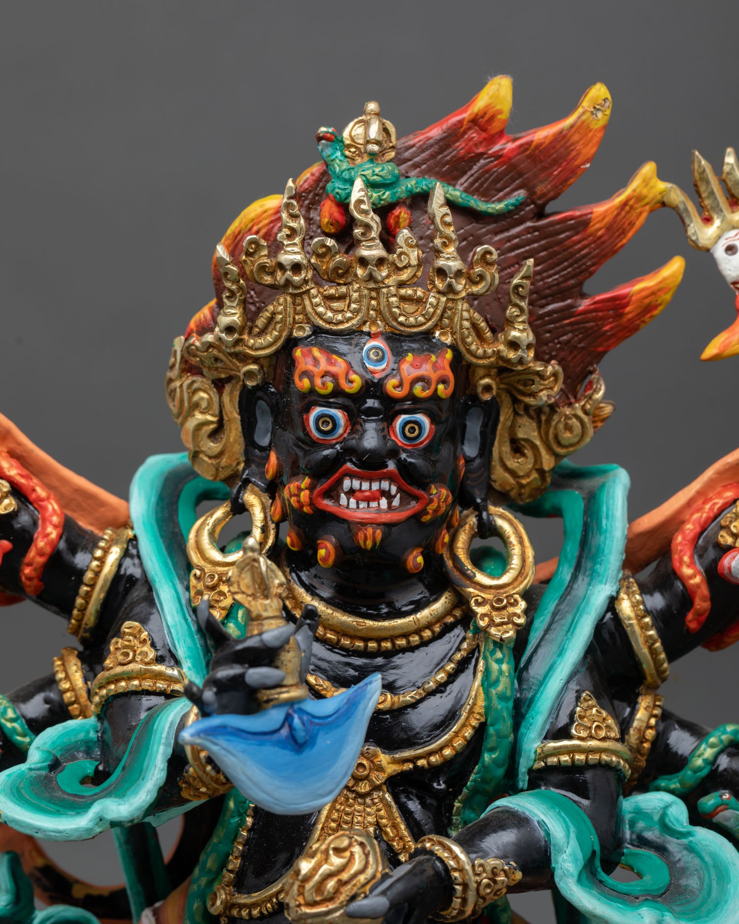 Six Armed Mahakala Statue
