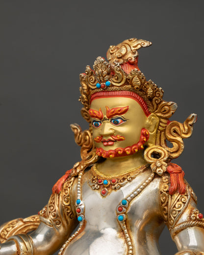 Buddhist Dzambhala | Handcrafted Wealth Deity Sculpture