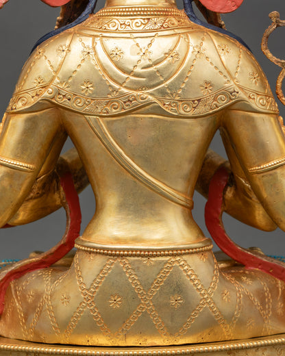 Four-Armed Chenrezig Statue | Embodiment of Infinite Compassion