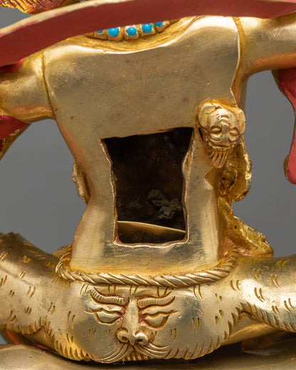 Palden Lhamo Altar Statue | Spiritual Nepalese Buddhist Sculpture
