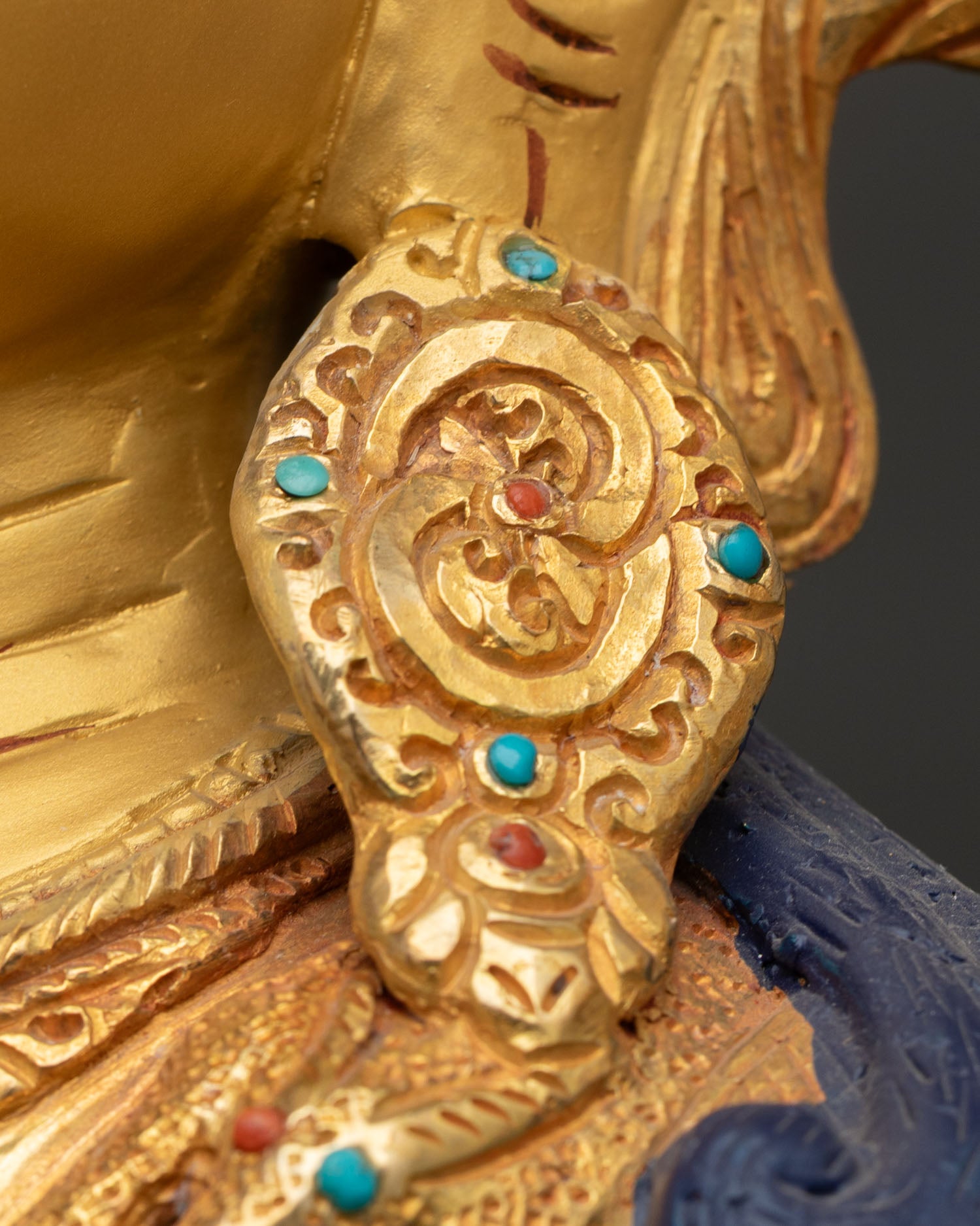Chenrezig Statue | 24K Gold Gilded Copper Artwork