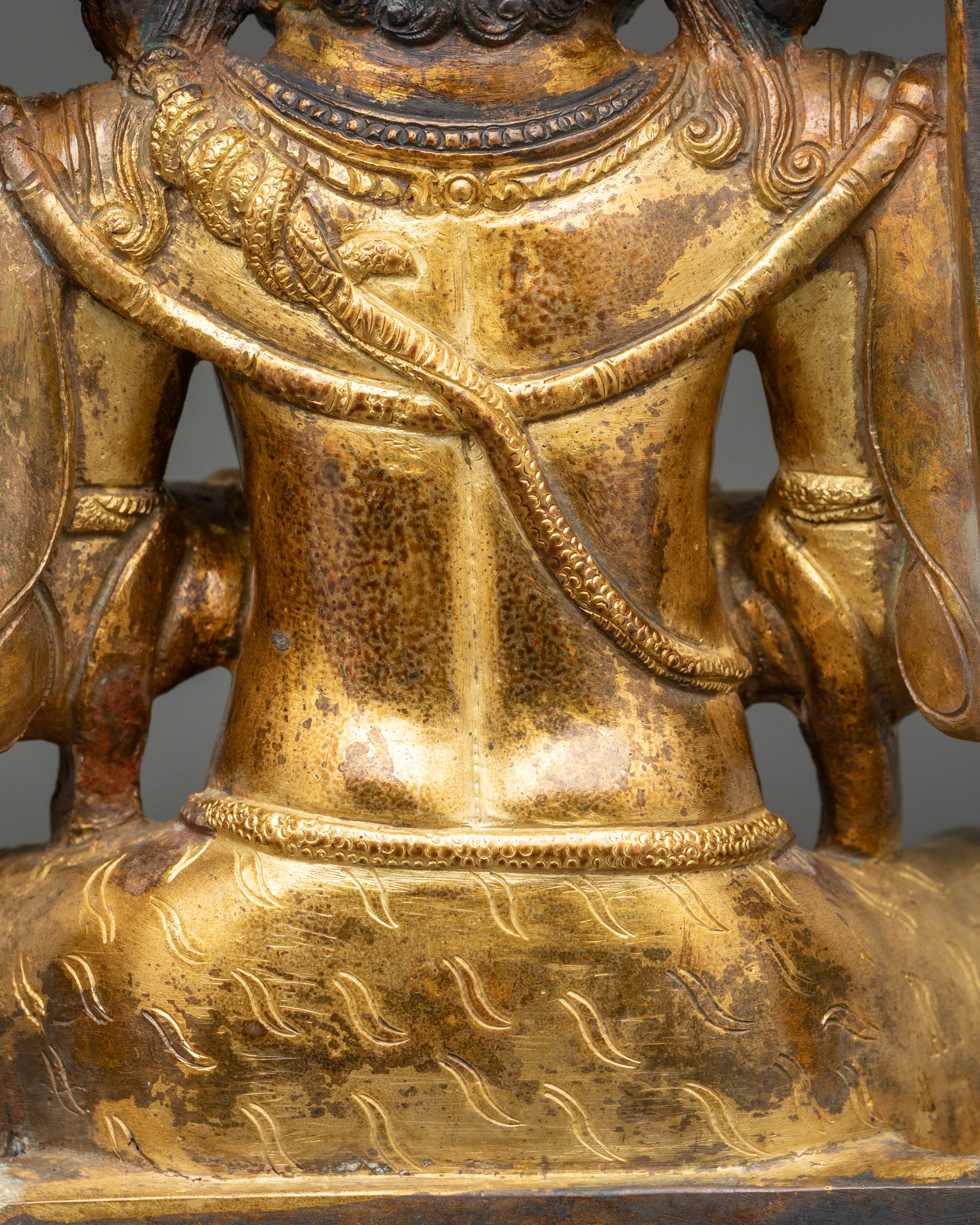 Four Armed Mahakala Statue | Antique Style Decor