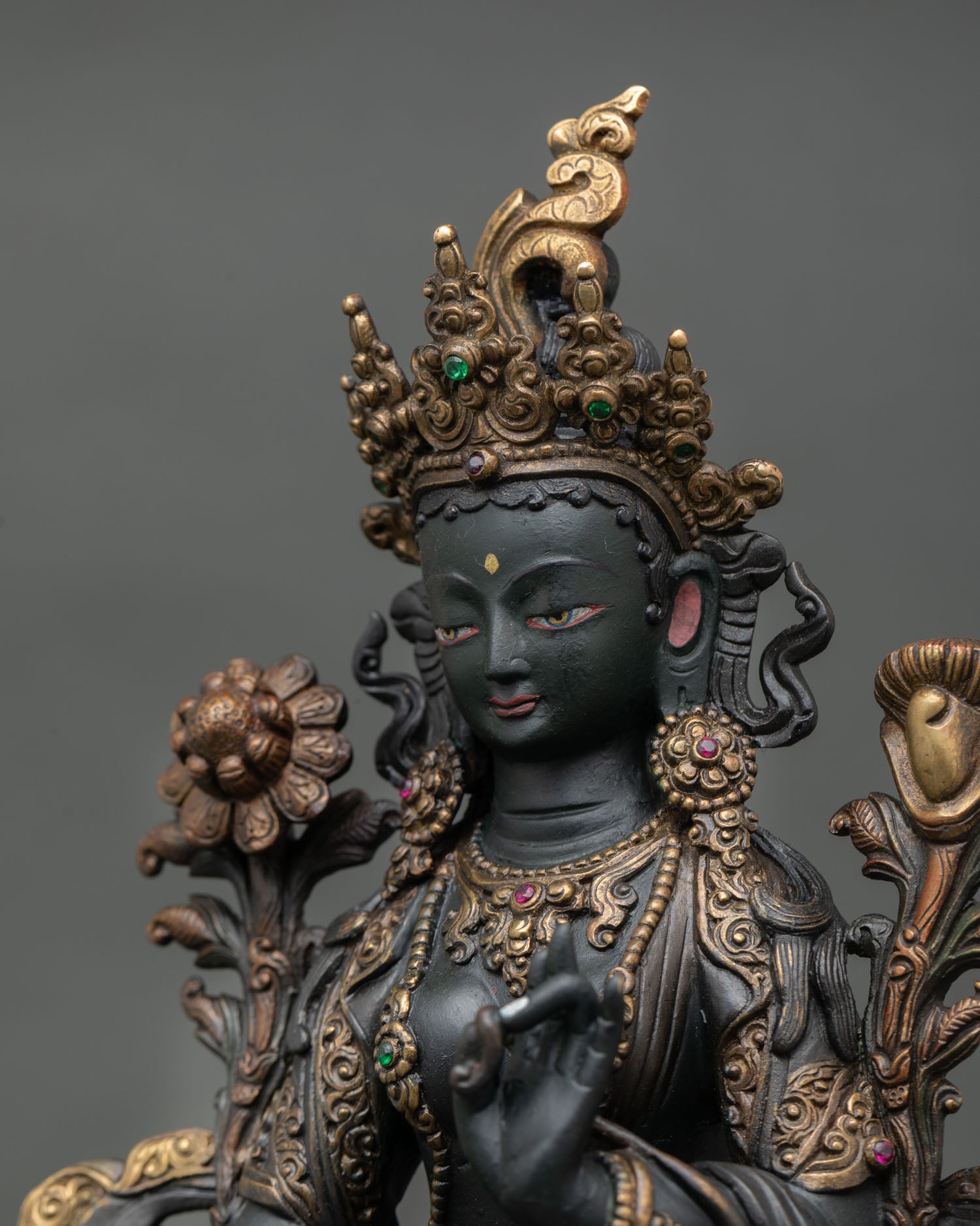 Green Tara Statue | Buddhist Home Altar & Spiritual Decor