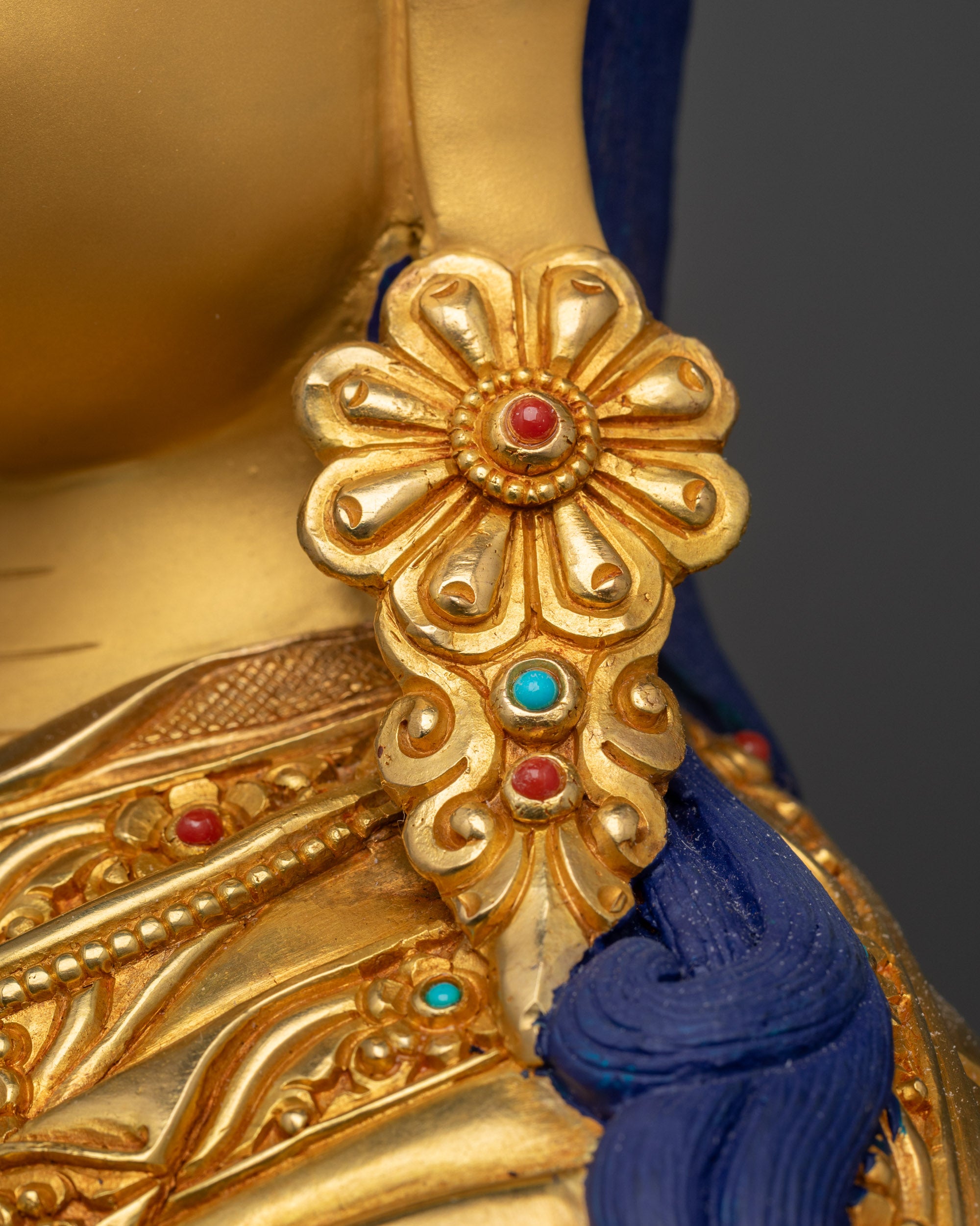 Exquisite Guru Padmasambhava Sculpture | High-Quality Himalayan Art
