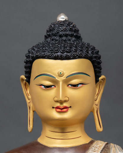 Buddha Shakyamuni | Sacred Himalayan Buddhist Sculpture