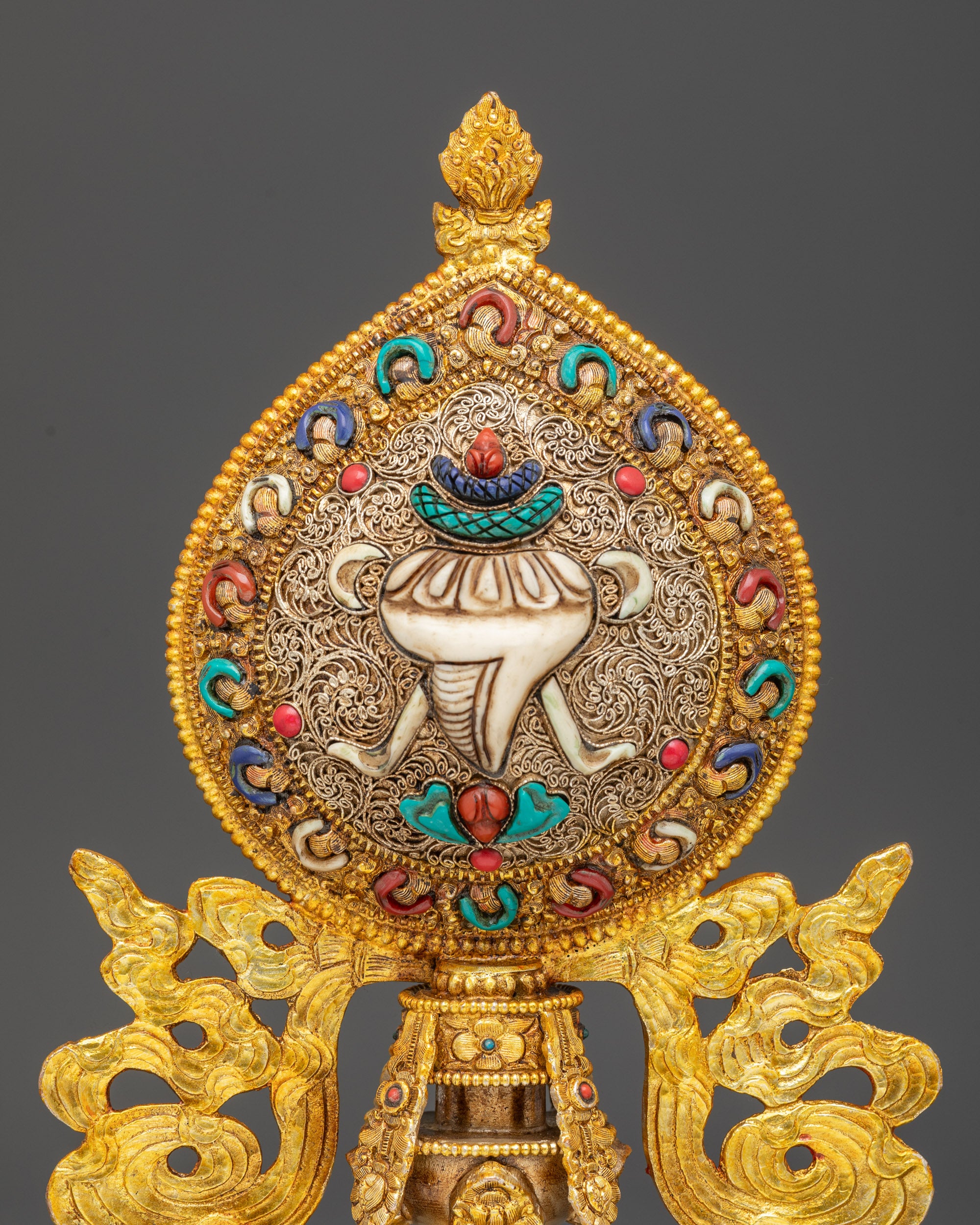 Ashtamangala Set | Sacred Eight Auspicious Symbols for Buddhist Altars