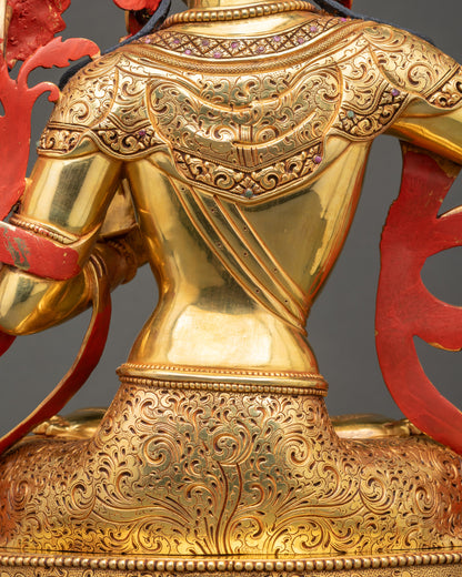 Handcrafted Manjushri Statue