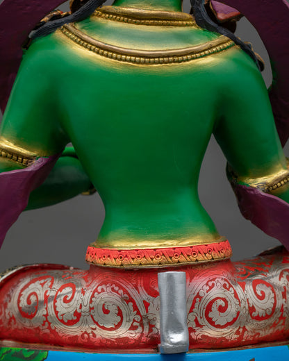 Beautiful Green Tara Statue | The Goddess Who Answers Swiftly