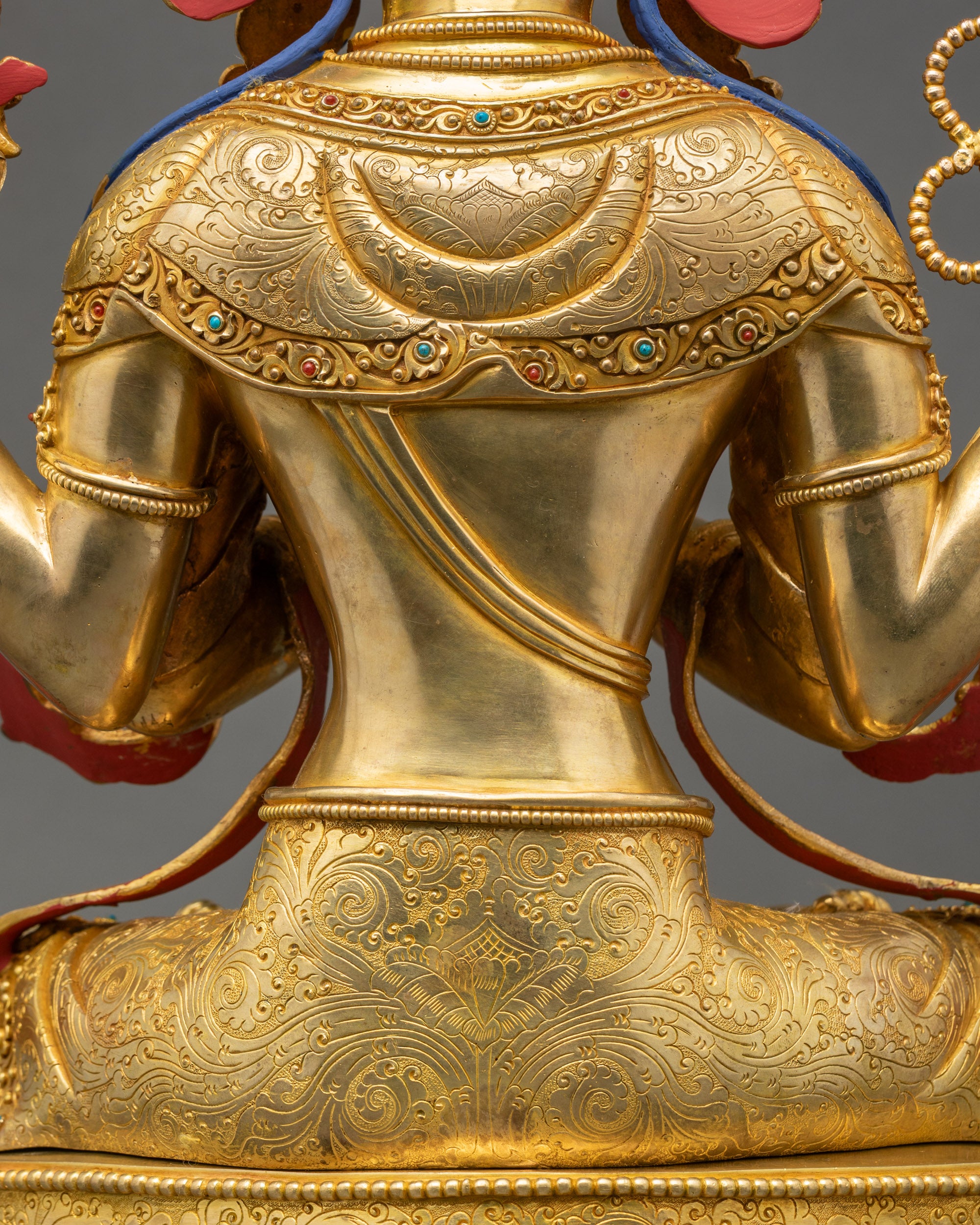 Compassionate Chenrezig Sculpture | Authentic Buddhist Figurine