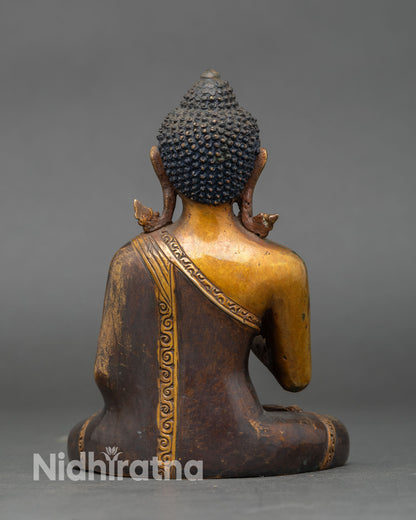 Five Dhyani Buddhas Statue | Himalayan Vajrayana Spiritual Altar Set