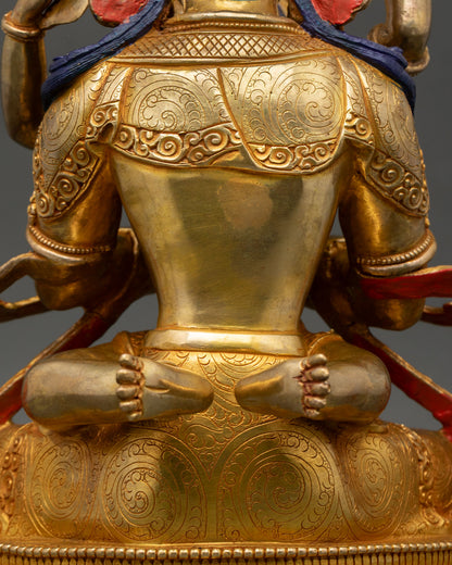 Vajradhara and Consort | Himalayan Spiritual Sculpture