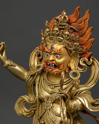 Vajrapani Statue from Nepal | Traditional Tibetan Artwork