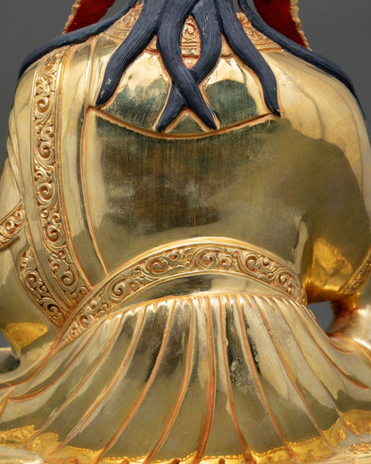 Traditional Guru Rinpoche (Padmasambhava) Statue | Handmade in Nepal