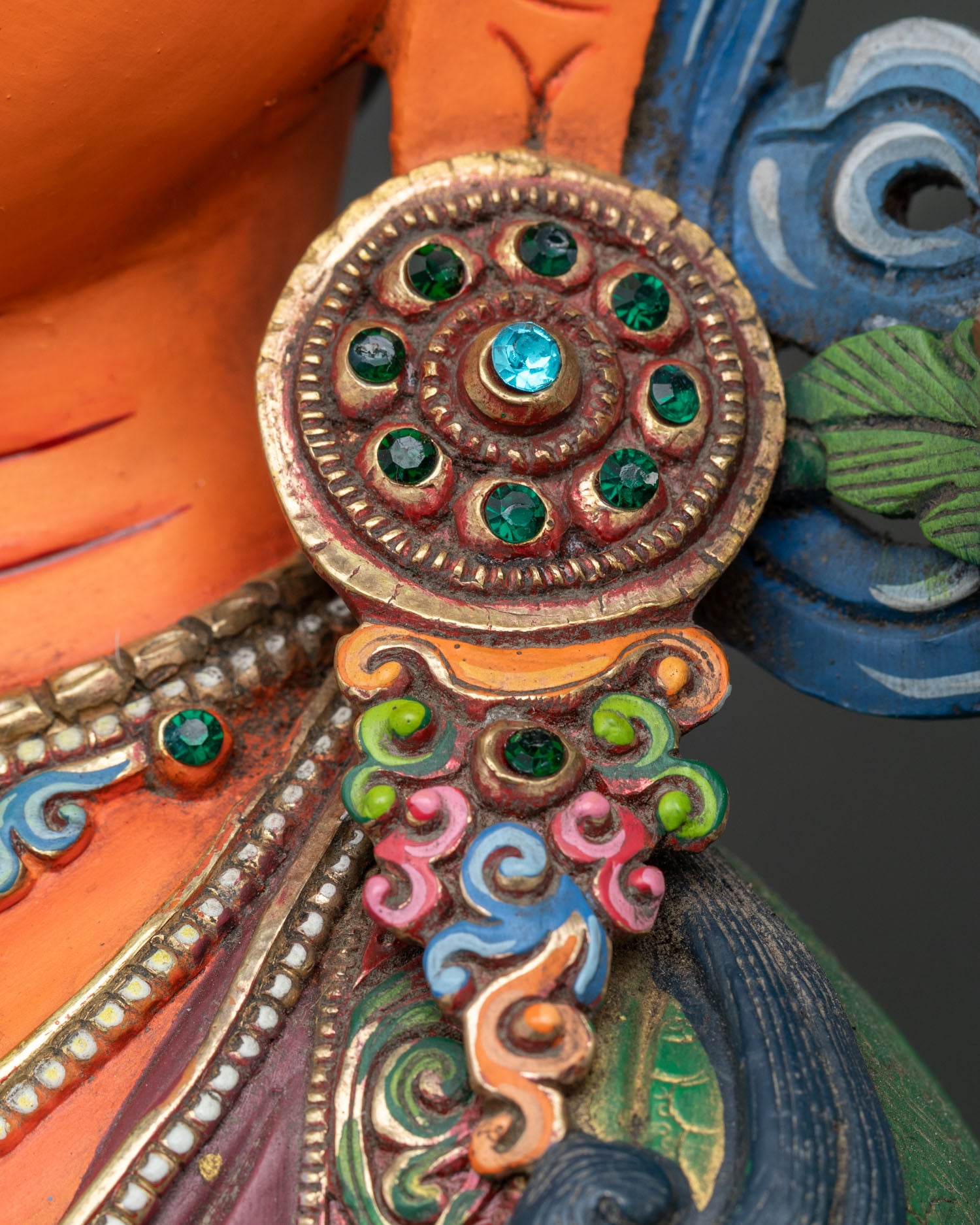 Hand-Painted Manjushri Statue | Symbol of Transcendent Wisdom