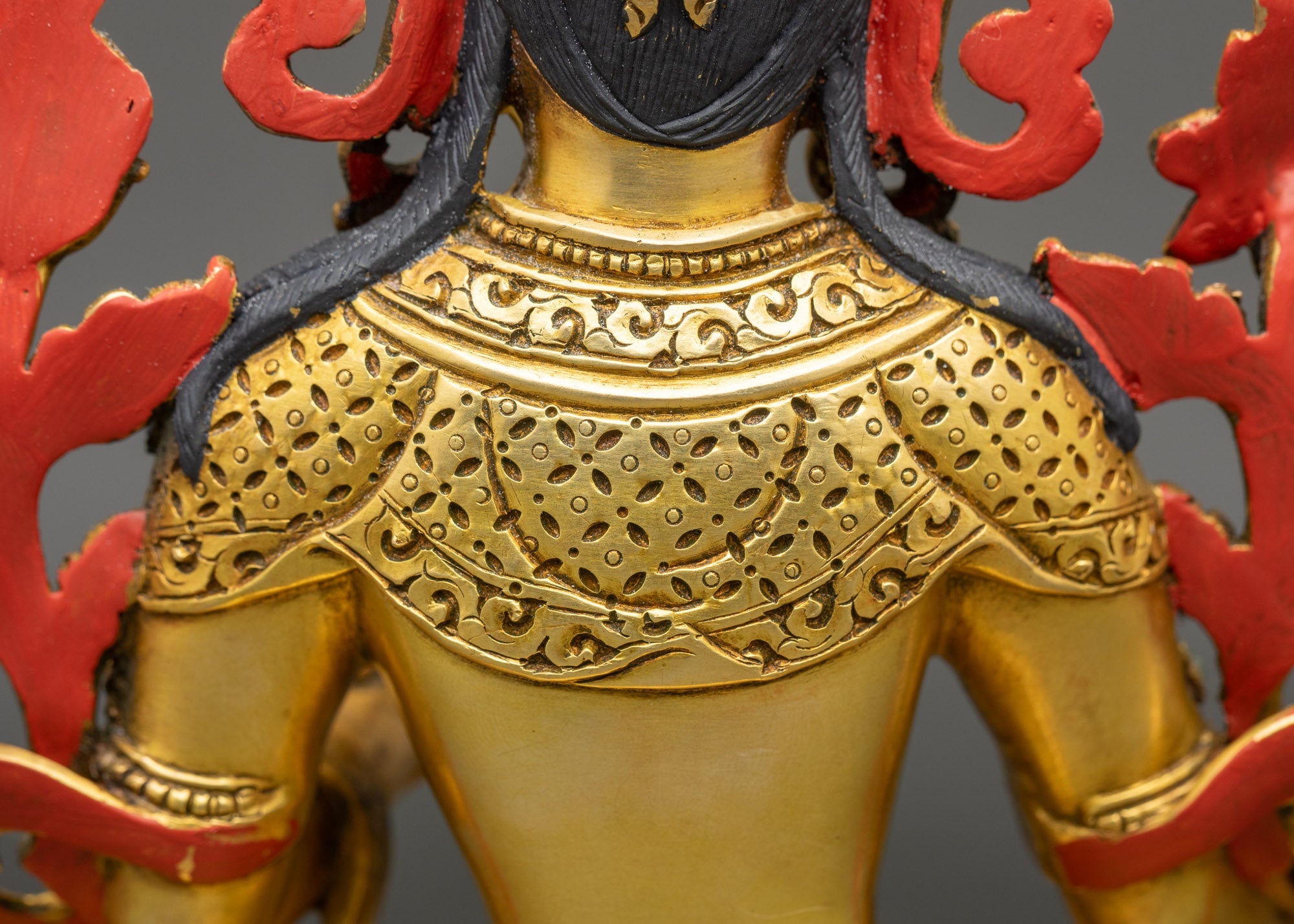 Seven Eyed White Tara Statue for Longevity & Spiritual Protection